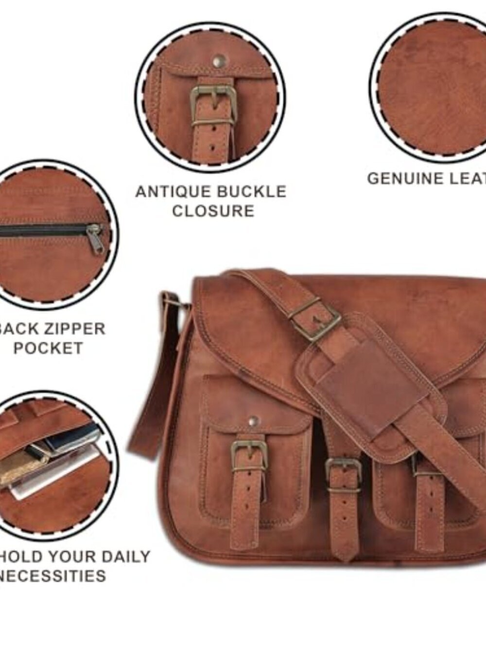 🆕 Leather Bag - Picture 5 of 8